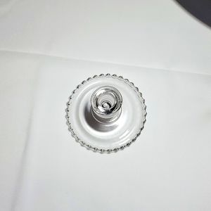 Vintage Candlewick, Glass Candle Holder